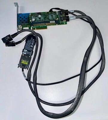 HP RAID SA P410 Controller 462919-001 013233-001 462864-B21 512MB BBWC 2 Cables! - Image 1 of 4