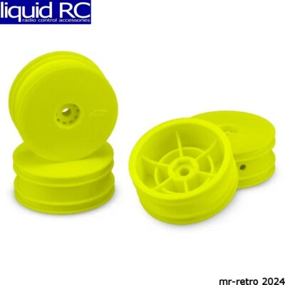 JConcepts 3424Y Mono Losi Mini-B Front Wheel Yellow 4Pc - Image 1 of 2