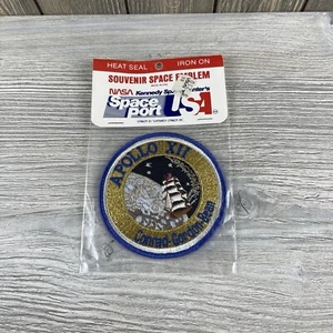 Vintage Kennedy Space Center Apollo XII Souvenir Space Emblem NASA Iron On - Picture 1 of 13