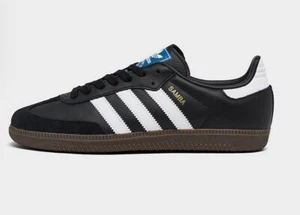 adidas Originals Women’s Samba OG Black/White/Granite IG9031 Size 6.5 New - Picture 1 of 8