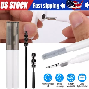 Stylo de Nettoyage pour Airpods Pro1 2 Écouteurs Kit de Nettoyage Étui Brosse Souple Écouteurs LOT - Photo 1 sur 16