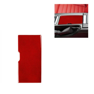 Красный углеродного волокна воды чашка держатель панели крышка отделки для Ford Mustang 2009-2013 - Изображение 1 из 4