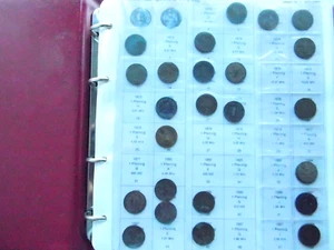 Collection GERMAN 121x 1 PFENNIG 1874 - 1916 Copper EMPIRE NICE Old Coin HISTORY - Picture 1 of 24
