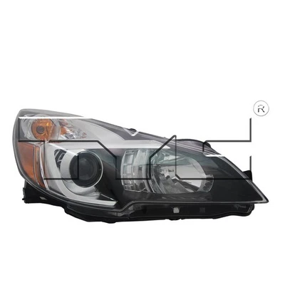 Faro para 13-14 Subaru Legacy/Outback (bisel negro) pasajero derecho CAPA Foto 1 de 2