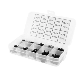 3X(500Pcs Laptop Universal Screw Replacement Kit M2, M2.5, M3 for Gateway2461 - Afbeelding 1 van 7