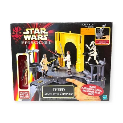 Star Wars Episodio 1 Theed Generator Complex con Droide de Batalla 1999 Hasbro Nuevo Foto 1 de 2