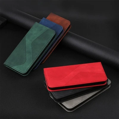 Magnetic Flip Wallet Stand Phone Cover for Huawei P60 P50 Honor 200 90 80 70 60 - Image 1 of 4
