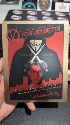 V For Vendetta 2006 Warner Bros Pictures Blu Ray Movie Steelbook Edition - Image 1 of 3