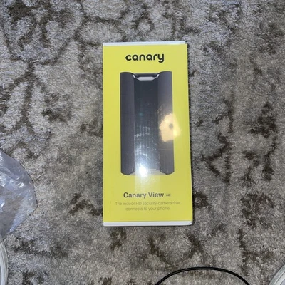 Canary View Indoor 1080p Wi-Fi Home Security Camera - Black - NEW SEALED  - Image 1 of 2