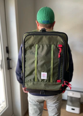 Topo Designs Unisex Global Travel Bag 30L Olive / Olive Size Large - Image 1 of 4
