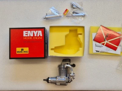 4-Takt Modellmotor Rarität ENYA R155-4C Hochleistungsmotor im Sammlerzustand - Bild 1 von 4