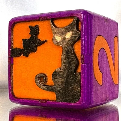 Magical Mystery - Cat's Golden Eyes - Backgammon Doubling Cube 36mm - Image 1 of 4