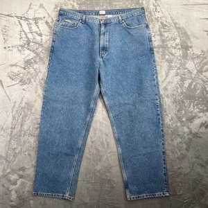 Vintage New Calvin Klein Men's Easy Fit Jeans Size 40x30 Light Blue Denim - Picture 1 of 12