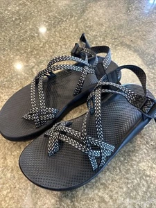 CHACO ZX2 Womens Sports Sandals Size 42/US 11 Toe Loop Black Hiking Outdoor - Picture 1 of 8