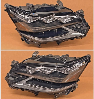 ✨MINT! 2016-2020 LEXUS GS GSF RIGHT + LEFT TRIPLE BEAM LED BARE HEADLIGHTS OEM - Image 1 of 4