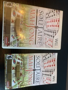 SOLITAIRE&MAHJONG WII *USED AND UNTESTED* - Picture 1 of 2