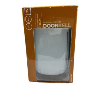 Heath Zenith Wired Doorbell Kit with Genuine Bell Sound, 2 notes, Model DW-35 - Picture 1 of 5
