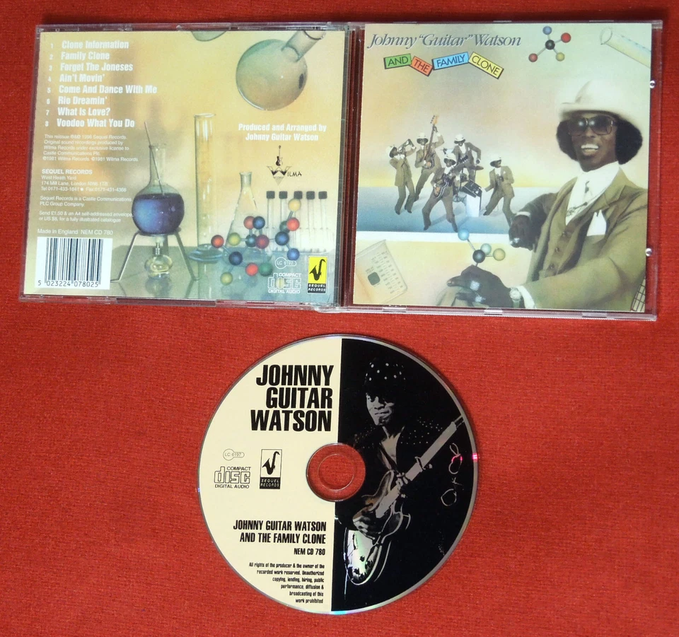 JOHNNY GUITAR WATSON And The Family Clone 1996 UK CD w NEU MINT rare 1981 Funk - Bild 1 von 1