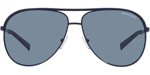 AX2002 ARMANI EXCHANGE SUNGLASSES MATTE BLUE | DARK BLUE POLARIZED 61-12-140 mm - Picture 1 of 3