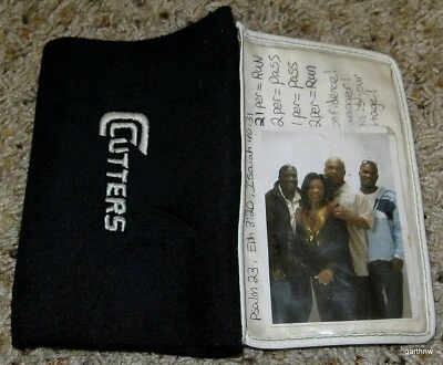 JAIRUS BYRD OREGON DUCKS PE INSPIRATIONAL FOOTBALL WRISTBAND PHOTO & MOUTH GUARD - Image 1 of 2