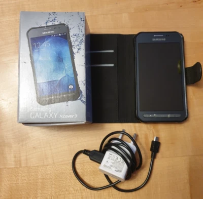 Samsung Galaxy Xcover 3 G388F 8GB Darksilver Smartphone incl. OVP - Bild 1 von 4