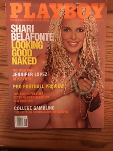 PLAYBOY Magazine SEPTEMBER 2000, SHARI BELAFONTE Photo Cover, JENNIFER LOPEZ! - Picture 1 of 7