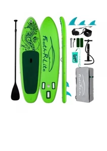 FEATH-R-LITE Inflatable Paddle Board Stand Up Paddleboards for Adults SUP wit... - Picture 1 of 12