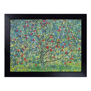 Gustav Klimt Orchard With Roses Lap Tray Cushioned Bean Bag Padded Dinner Desk - Picture 1 of 4