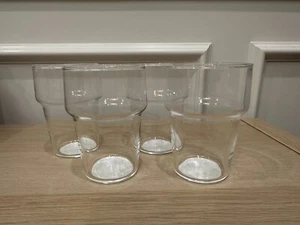 LOTE DE 4 - IKEA SKINNFISK Vidrio Transparente Resistente al Calor 12 OZ 405.947.11 - Imagen 1 de 6