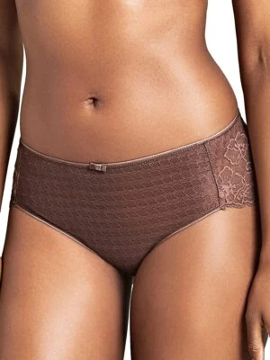 Calzoncillo Panache Envy para mujer talla grande pequeño castaño Foto 1 de 2