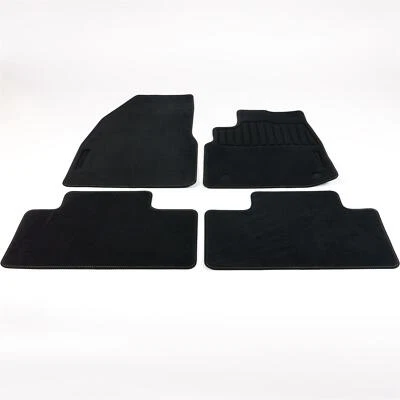Genuine Renault Floor Mats Front Rear 4 Pieces Carpet Black Megane E-Tech - Image 1 of 4