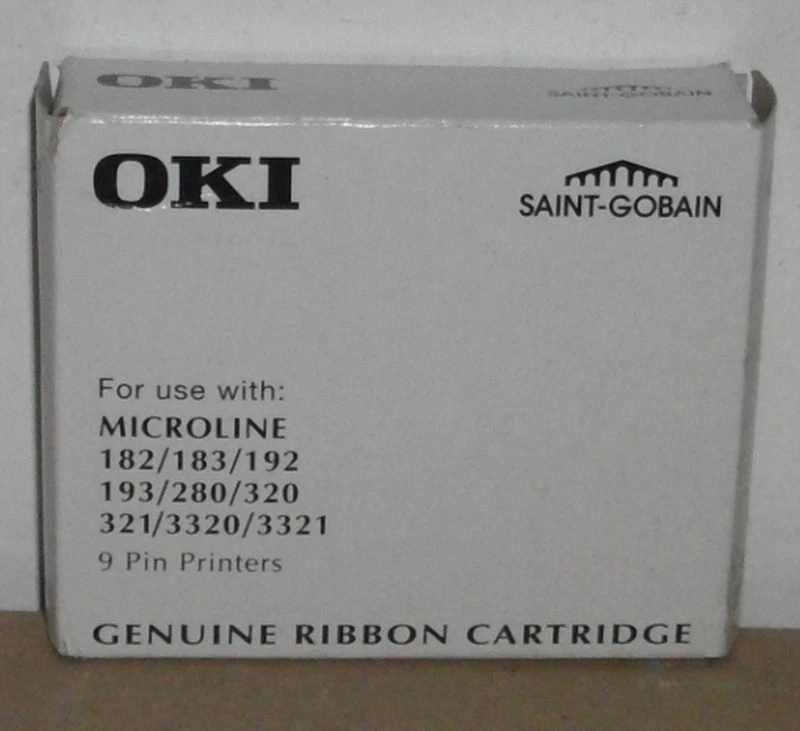 Oki 09002303 Farbband Ribbon Microline 182 183 192 193 280 320 321 3320 3321  A - Image 1 of 1