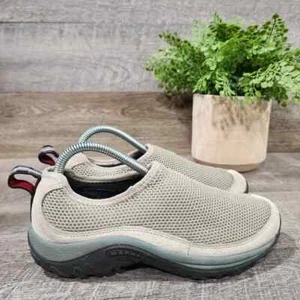 Merrell jungle Moc Ventilator Women's Grey Mesh Slip-On Casual Sneakers Size 7.5 - Picture 1 of 6