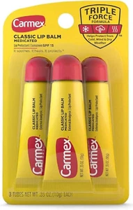 Carmex Classic Lip Balm, 0.35 Ounce (Pack of 3)... - Picture 1 of 1