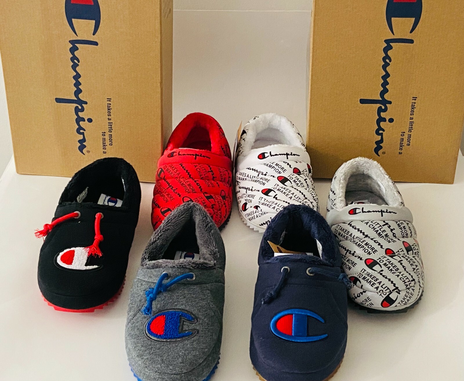 champion fluffy slippers