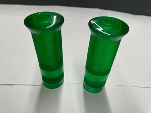 Yamaha Shorty Chopper Vintage style Green street bike Grips 1" 110MM - Picture 1 of 5