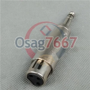 ONE XLR Female Adapter to 1/4" Stereo TRS Connector NEW - Picture 1 of 6