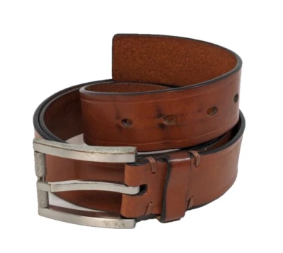 Cinturón Tumi Para Hombre 42 Cuero Marrón Óxido Cepillado Silvertone 15336 (ver TODAS las fotos) Foto 1 de 4