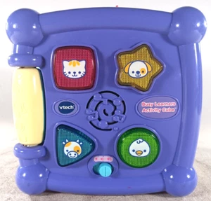 VTech Busy Learners Activity Cube Purple - Picture 1 of 7