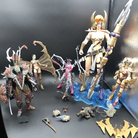Lot of 5 Spawn Action Figures Loose in excellent shape with accessories READ Cover