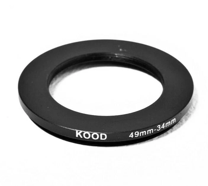 Stepping Ring 49-34mm 49mm to 34mm Step Down Ring Stepping Rings 49mm-34mm - Image 1 of 1