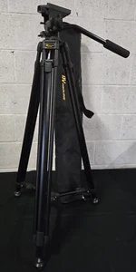DV PROLINE TRIPOD Professional Aluminum AG-YUTDV + Carrying Case Bag - Picture 1 of 5