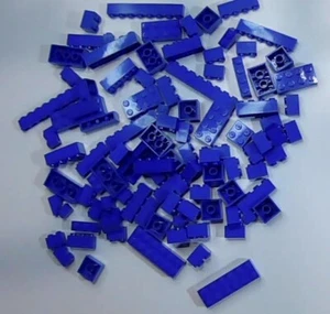 Lego Ladrillos Azul Juego de 100 Ladrillos Estándar Tachuelas 1-8 Mixto - Imagen 1 de 1