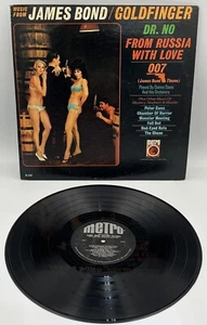 James Bond Goldfinger Dr No 007 Vinyl Record M-520 1965 Tested - Picture 1 of 7
