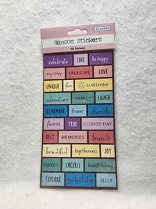 scrapbooking stickers Set Of 30 Titles  NEW...FREE SHIPPING  - Picture 1 of 2