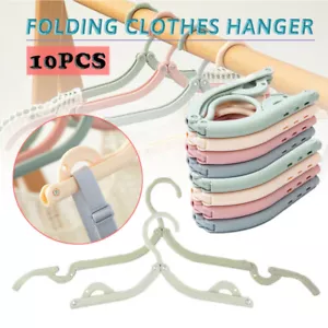 10x Portable Retractable Clothes Trouser Socks Hanger Travel Clothes Drying Rack - Picture 1 of 12