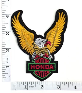 Embroidered Patch - Honda - Motorcycles - Eagle - NEW - Iron-on/Sew-on - Picture 1 of 1