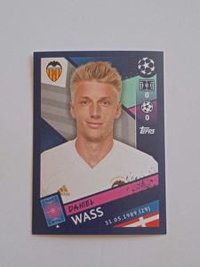 #75 Daniel Wass Valencia CF - 2018/19 Champions League Topps