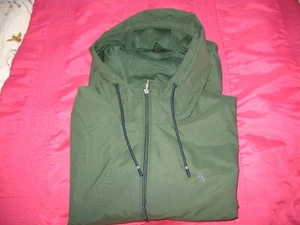 ORIGINAL PENGUIN LIGHT WEIGHT WINDBREAKER JACKET SIZE LARGE GREEN NEW - Picture 1 of 6