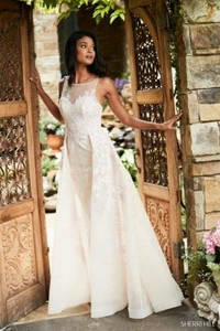 Sherri Hill 52161 Elfenbein Rosa Atemberaubendes Festzug Gala Kleid Dress Gr. 4 SALE!! - Bild 1 von 4